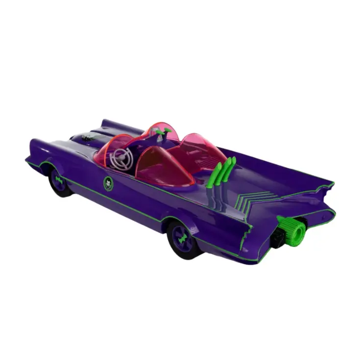 Batmobile & The Joker DC Retro Fahrzeug und Figur von McFarlane Toys aus der Batman 66 Classic TV Serie Batmobile & The Joker DC Retro Fahrzeug und Figur von McFarlane Toys aus der Batman 66 Classic TV Serie