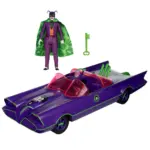 Batmobile & The Joker DC Retro Fahrzeug und Figur von McFarlane Toys aus der Batman 66 Classic TV Serie