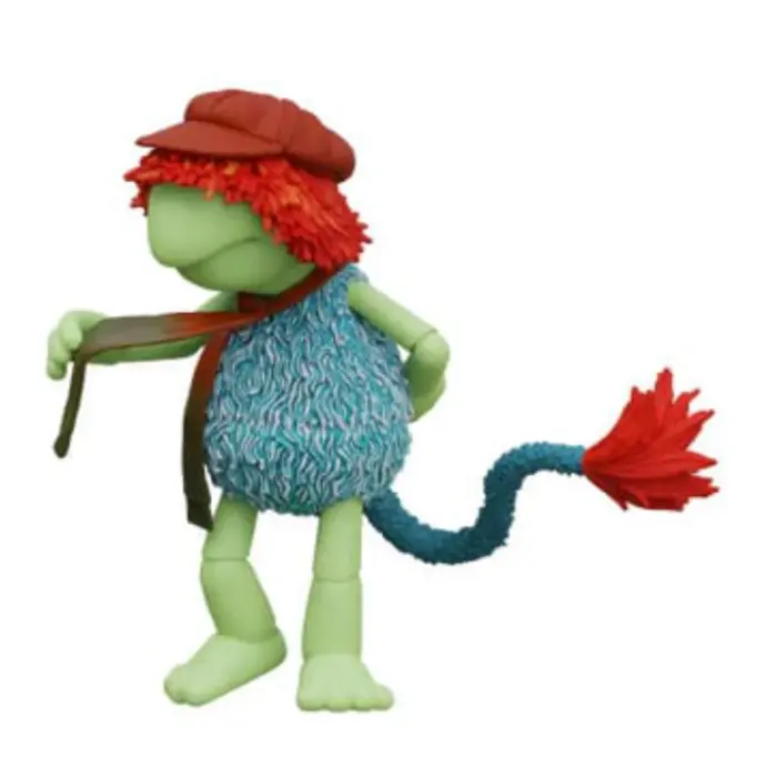 Booper Fraggles Figur von Boss Fight Studio aus Fraggles Rock und Back to Rock