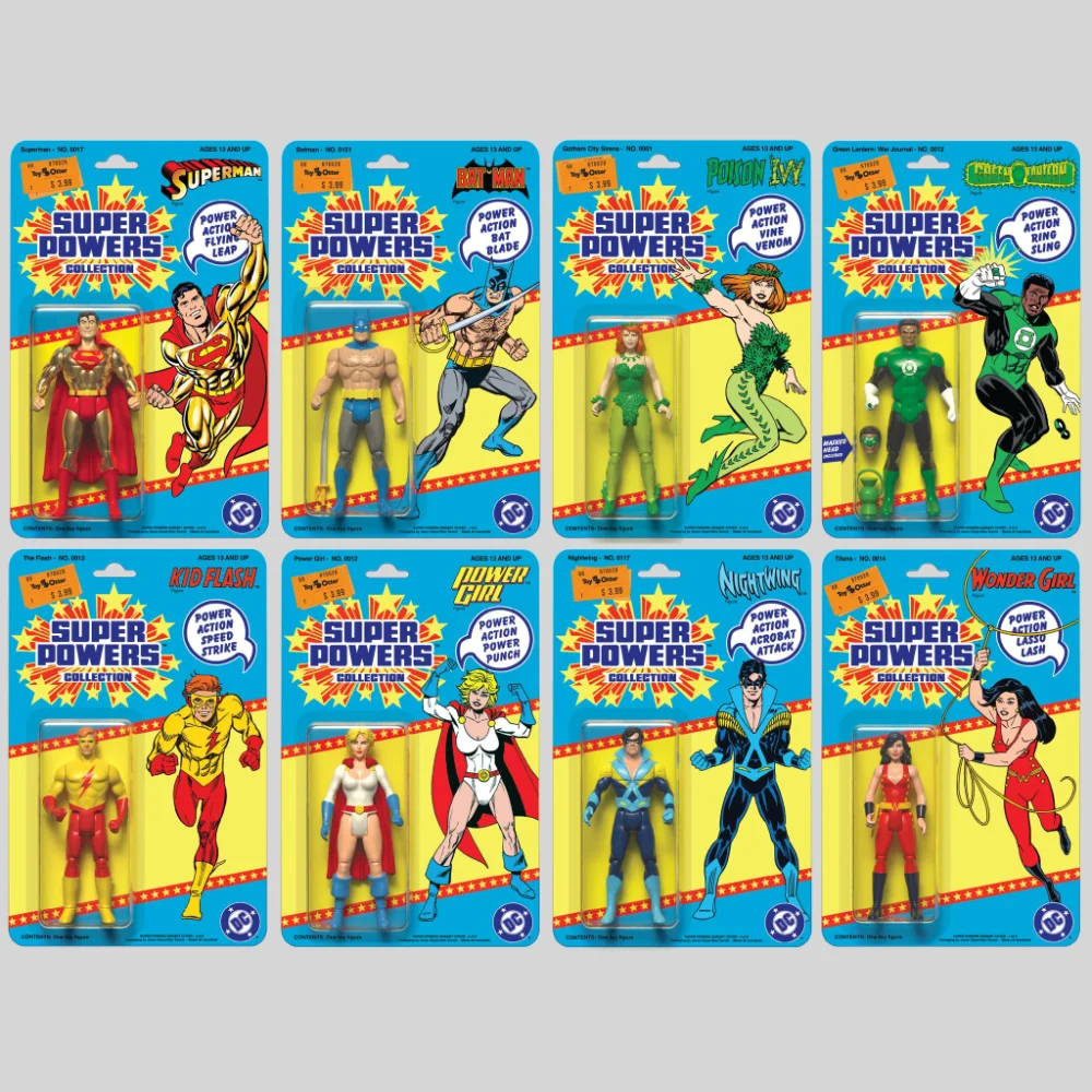 DC & McFarlane Toys zeigen acht neue "DC Super Powers"-Variantencover für Super Power Figuren