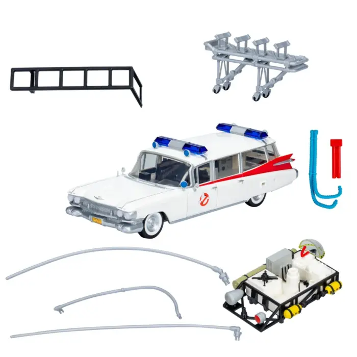 ECTO-1 (1984) Ghostbusters Plasma Series 1/18 Fahrzeug von Hasbro aus dem Filmklassiker Ghostbusters von 1984