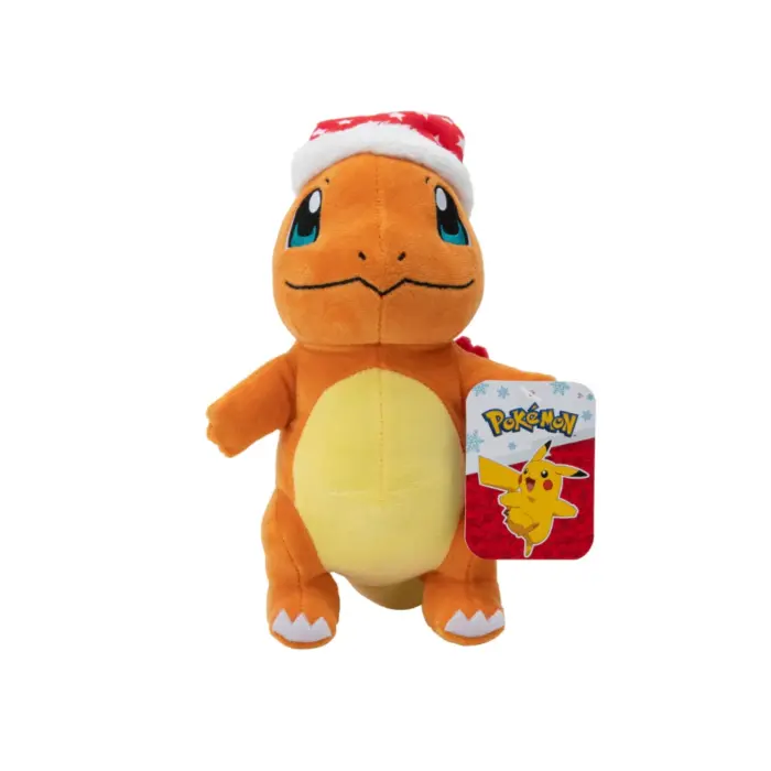 Glumanda (Winter) mit Weihnachtsmütze Pokémon Kuscheltier (Plüschfigur) von Jazwares