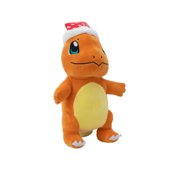 Glumanda (Winter) mit Weihnachtsmütze Pokémon Kuscheltier (Plüschfigur) von Jazwares