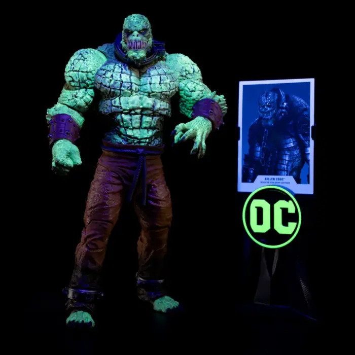 Killer Croc Glow in the Dark Edition DC Multiverse Megafig Figur von McFarlane Toys aus Batman Arkham Asylum