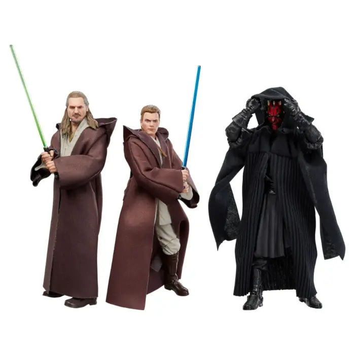 Qui-Gon Jinn, Darth Maul, Obi-Wan Kenobi Star Wars Black Series 3-Pack Figuren-Set von Hasbro aus Star Wars: The Phantom Menace