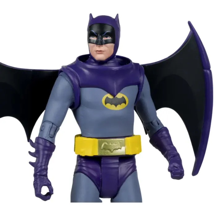 Space Batman DC Retro Fahrzeug und Figur von McFarlane Toys angelehnt an die Batman 66 Comics