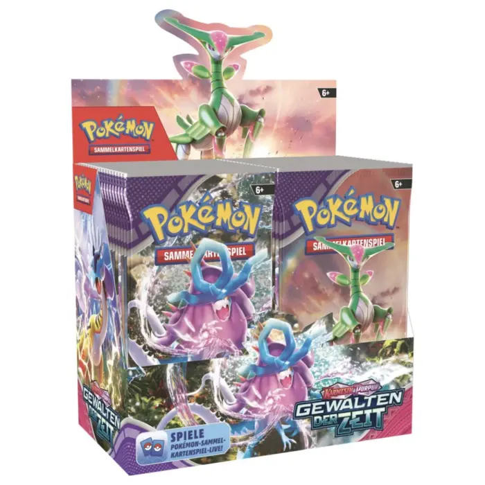 Booster Pack Display Pokemon Karmesin und Purpur KAPU 05 Gewalten der Zeit (deutsch) Booster Pack Display Pokemon Karmesin und Purpur KAPU 05 Gewalten der Zeit (deutsch)