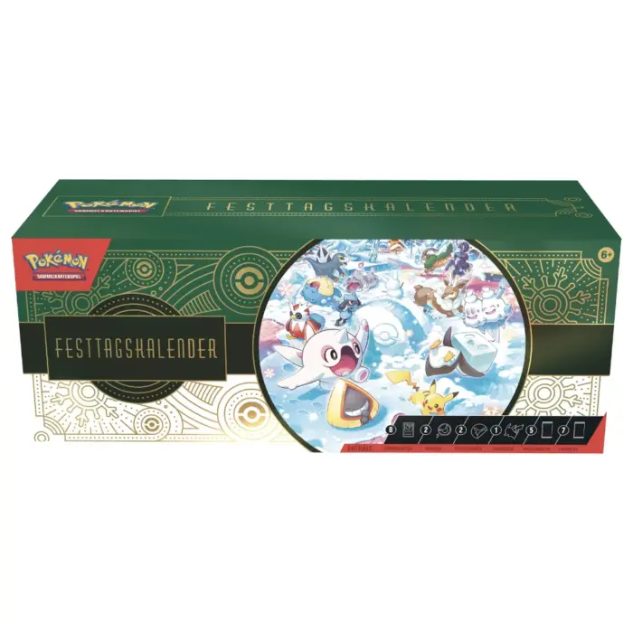 Pokémon Festtagskalender Adventskalender 2024 Spezial-Karten-Kollektion Pokémon Festtagskalender Adventskalender 2024 Spezial-Karten-Kollektion