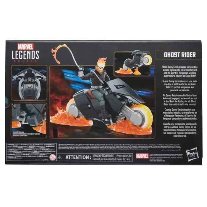 Ghost Rider (Danny Ketch) und Hell Cycle Marvel Legends Series Figur & Fahrzeug-Set von Hasbro