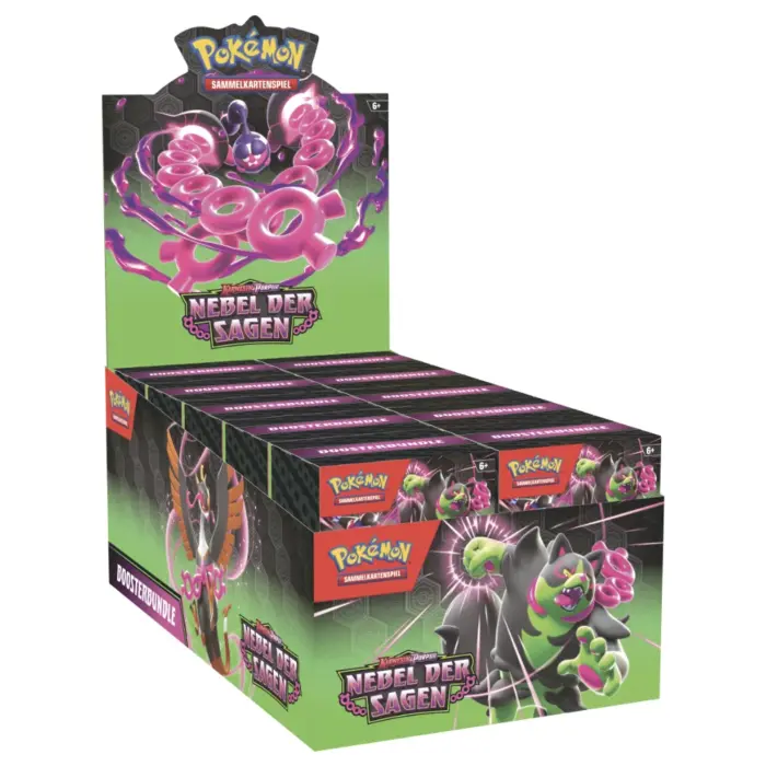 KARMESIN & PURPUR (KAPU 6.5) – Pokémon – Nebel der Sagen – Booster Bundle Display – Bild 1