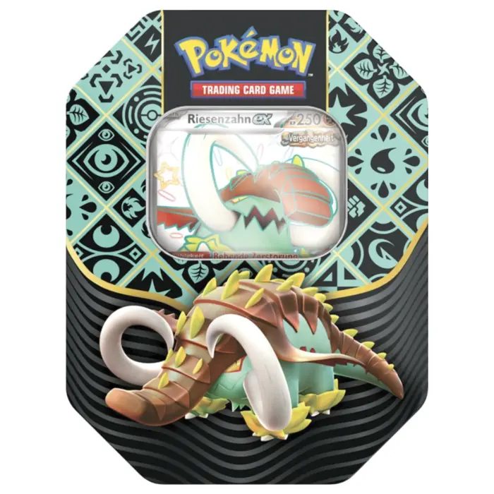 Tin Box Riesenzahn-ex Pokemon Karmesin und Purpur KAPU Paldeas Schicksale (deutsch)