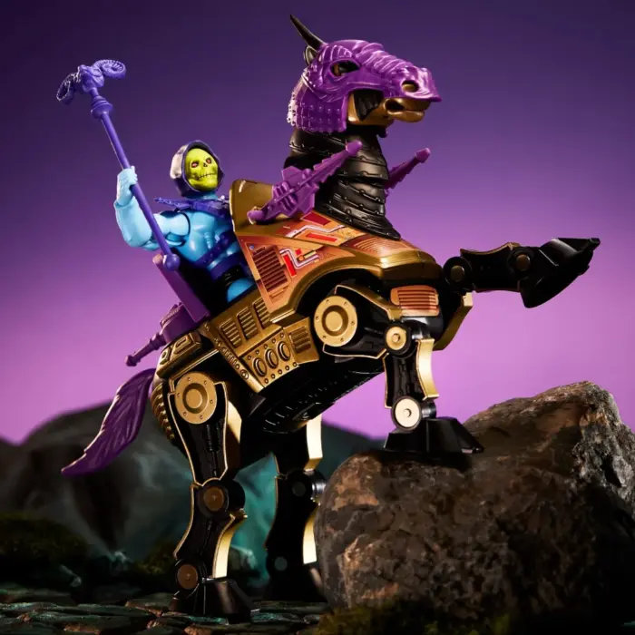 Masters of the Universe Origins Skeletor´s Night Stalker Pferd als Mattel Creations Exclusive Figur