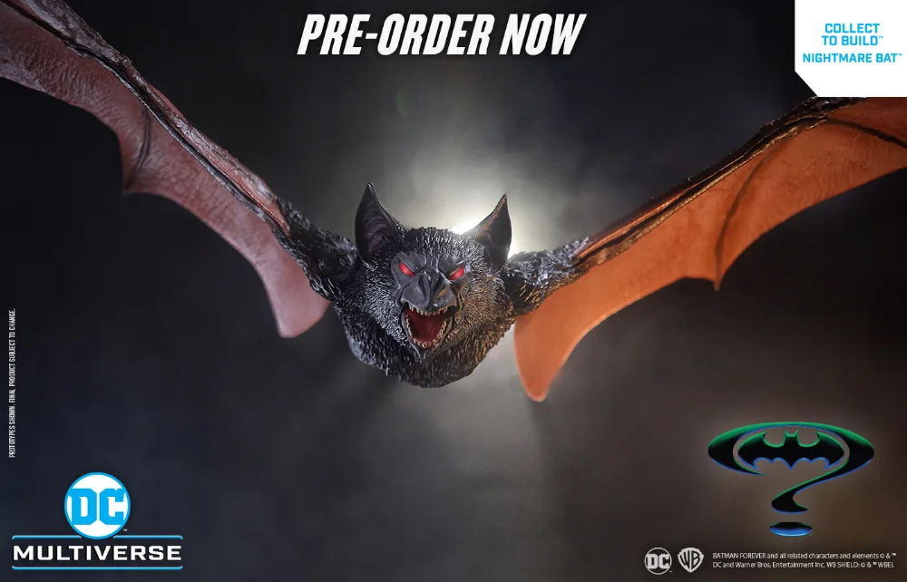 The Batman Forever Build-A-Nightmare Bat Wave mit Batman, Robin, The Riddler und Two Face Actionfiguren von McFarlane Toys