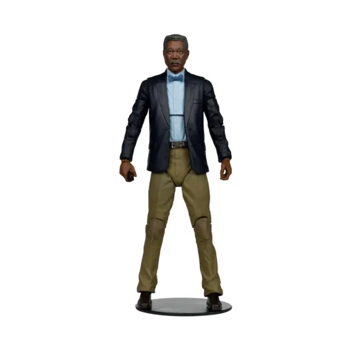 Tumbler mit Lucius Fox DC Multiverse Fahrzeug und Figur von McFarlane Toys aus Batman: The Dark Knight