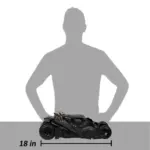 Tumbler mit Lucius Fox DC Multiverse Fahrzeug und Figur von McFarlane Toys aus Batman: The Dark Knight