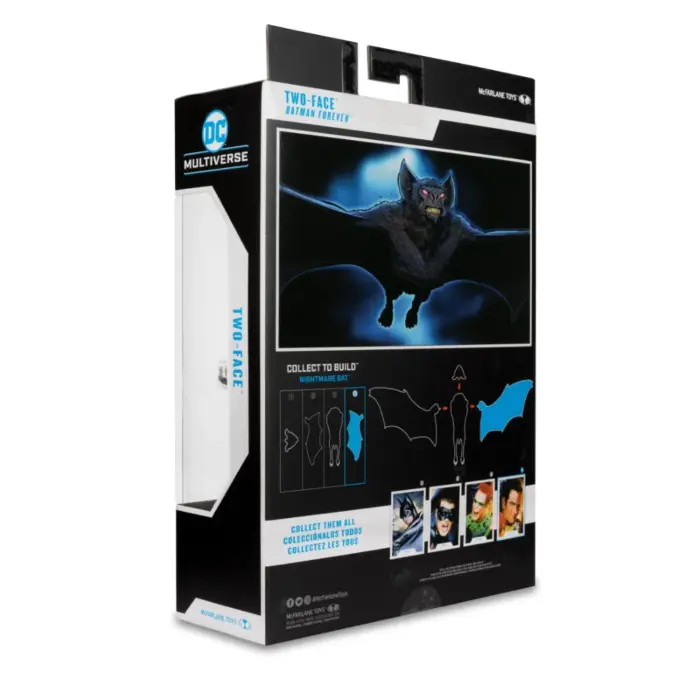Two Face DC Multiverse Figur von McFarlane Toys aus der Batman Forever Build-A-Figure (BAF) Nightmare Bat Wave