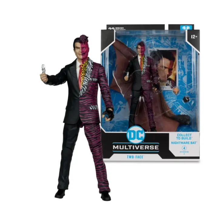Two Face DC Multiverse Figur von McFarlane Toys aus der Batman Forever Build-A-Figure (BAF) Nightmare Bat Wave