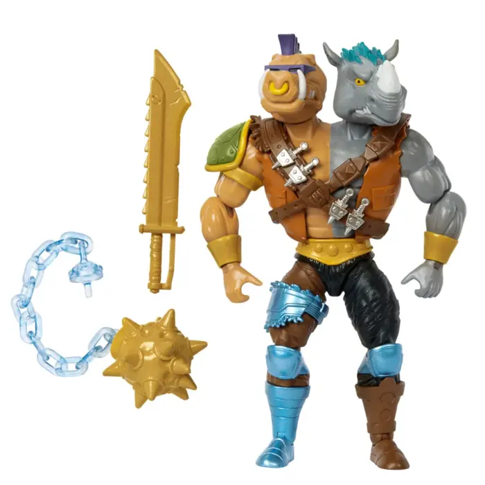 2-Bopsteady Turtles of Grayskull Figur Crossover mit den Masters of the Universe Origins und Teenage Mutant Ninja Turtles Figuren von Mattel