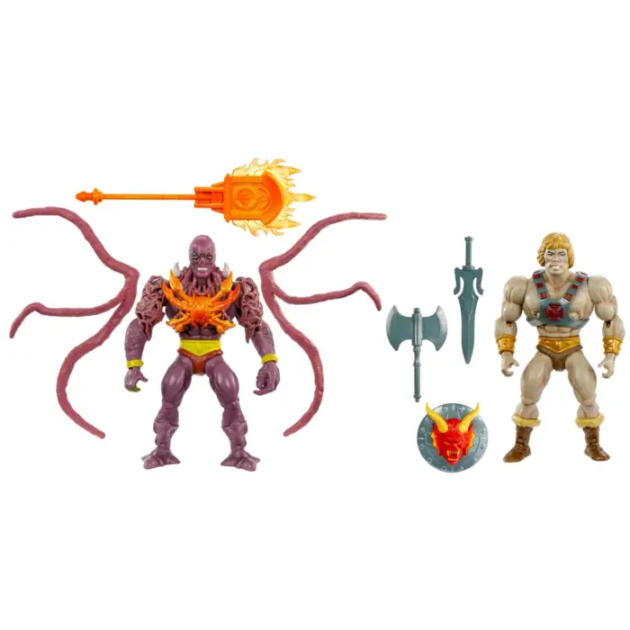 He-Man und Vecna Masters of the Universe Origins Stranger Things Crossover Figuren 2-Pack von Mattel