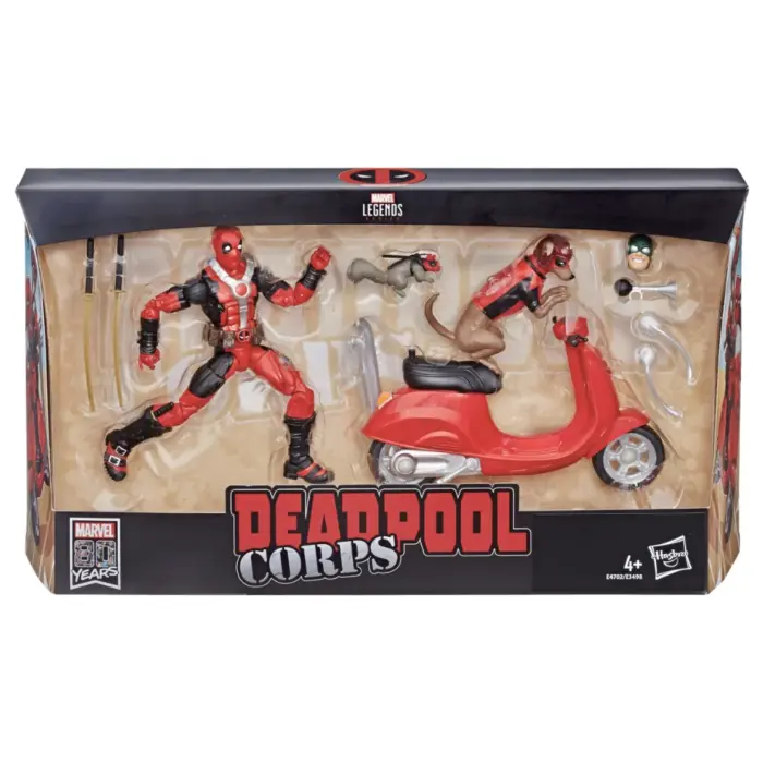 Deadpool mit Scooter Marvel Legends Series Figur und Fahrzeug von Hasbro aus Deadpool Corps Comics