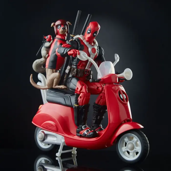 Deadpool mit Scooter Marvel Legends Series Figur und Fahrzeug von Hasbro aus Deadpool Corps Comics