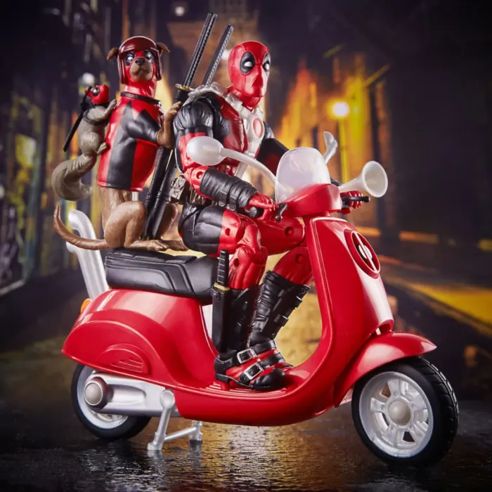 Deadpool mit Scooter Marvel Legends Series Figur und Fahrzeug von Hasbro aus Deadpool Corps Comics