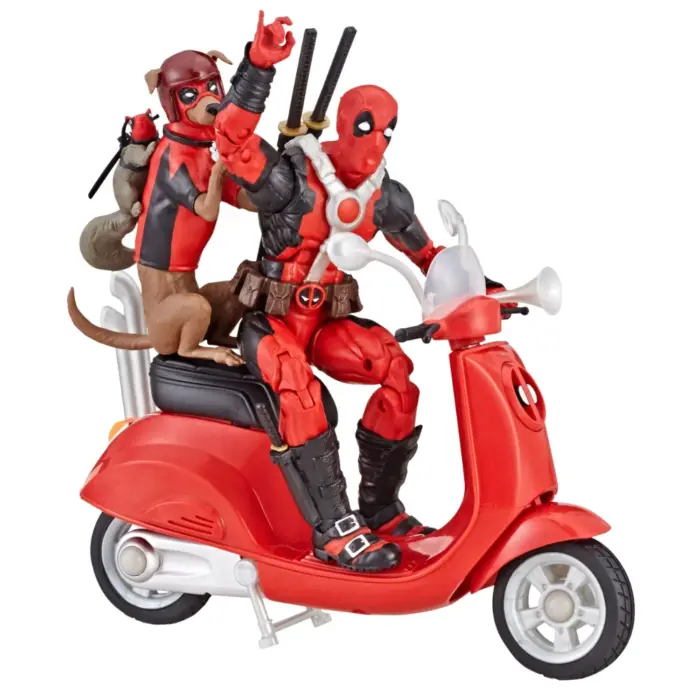 Deadpool mit Scooter Marvel Legends Series Figur und Fahrzeug von Hasbro aus Deadpool Corps Comics