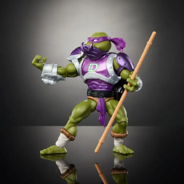 Donatello (Snake Armor) Turtles of Grayskull Crossover mit den Masters of the Universe Origins (MotU) und Teenage Mutant Ninja Turtles (TMNT) Figuren von Mattel