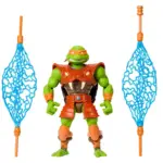 Michelangelo (Snake Armor) Turtles of Grayskull Crossover mit den Masters of the Universe Origins (MotU) und Teenage Mutant Ninja Turtles (TMNT) Figuren von Mattel