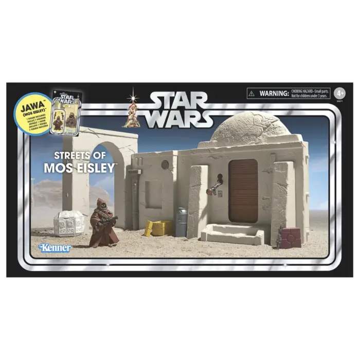 Streets of Mos Eisley Star Wars Vintage Collection Spielset mit Jawa Figur (VC342) von Hasbro aus Star Wars: A New Hope