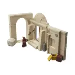 Streets of Mos Eisley Star Wars Vintage Collection Spielset mit Jawa Figur (VC342) von Hasbro aus Star Wars: A New Hope