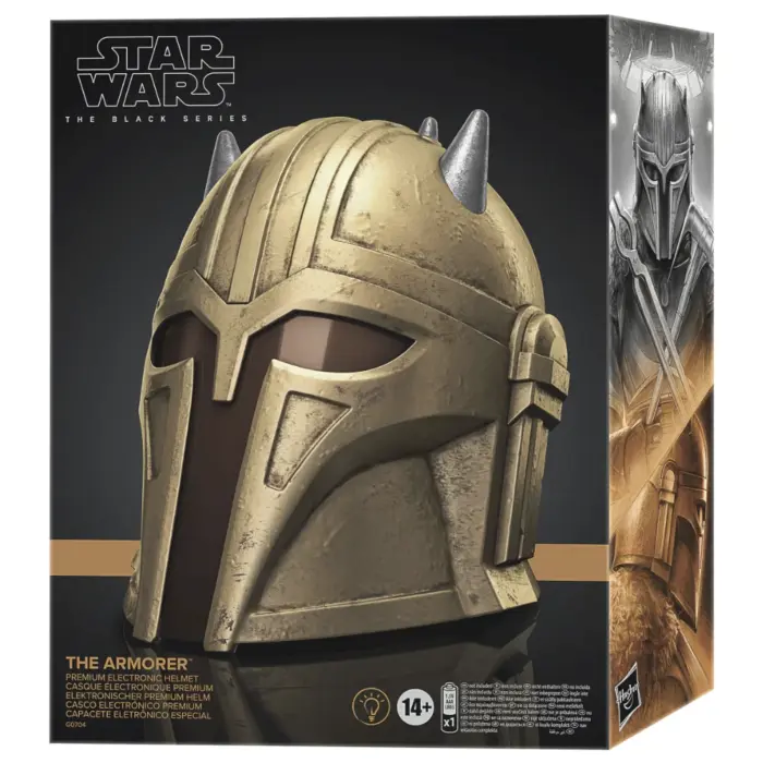 The Armorer Helm Star Wars Black Series Cosplay Helm von Hasbro aus Star Wars: The Mandalorian