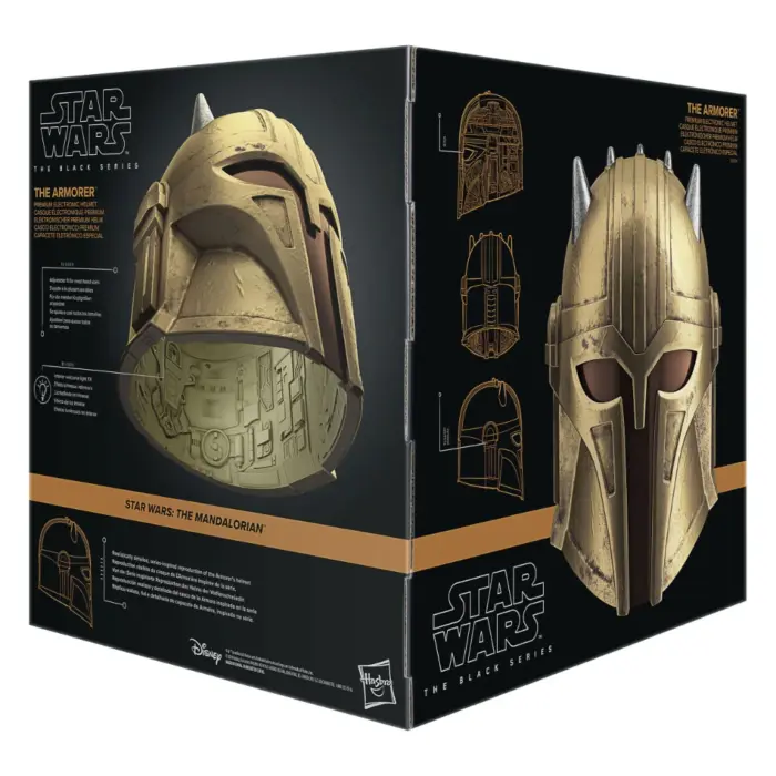 The Armorer Helm Star Wars Black Series Cosplay Helm von Hasbro aus Star Wars: The Mandalorian