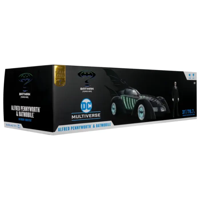 Alfred Pennyworth & Batmobile (Gold Label) DC Multiverse Set von McFarlane Toys aus Batman Forever