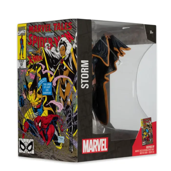 Storm McFarlane Toys Comic Collectible Statue mit Diorama aus Marvel Tales featuring Spider-Man and The X-Men #236