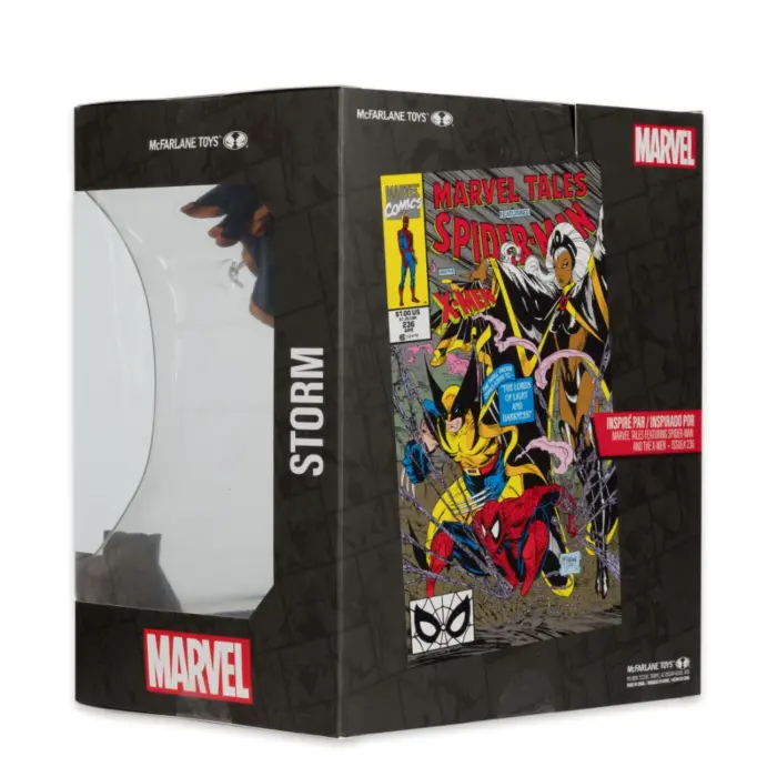 Storm McFarlane Toys Comic Collectible Statue mit Diorama aus Marvel Tales featuring Spider-Man and The X-Men #236