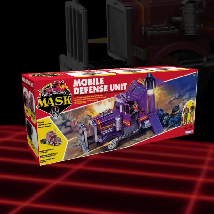 Mobile Defense Unit MASK Fahrzeug und Figur von The Loyal Subjects