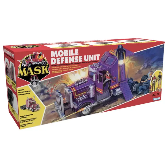 Mobile Defense Unit MASK Fahrzeug und Figur von The Loyal Subjects