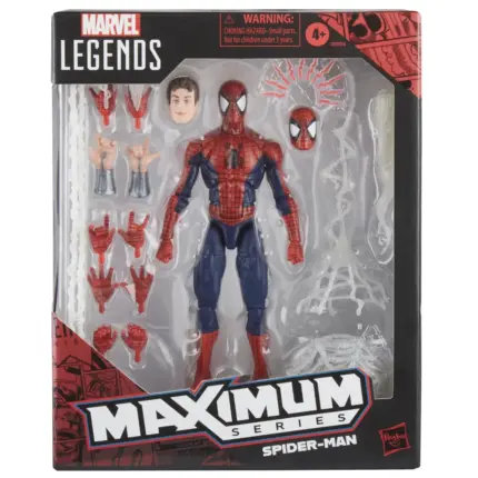 Spider-Man Marvel Legends Maximum Series Actionfigur von Hasbro aus den klassischen Spider-Man Comics