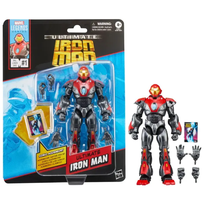 Ultimate Iron Man Marvel Legends Series Actionfigur von Hasbro aus dem Ultimate Iron ManComic #1 von 2005