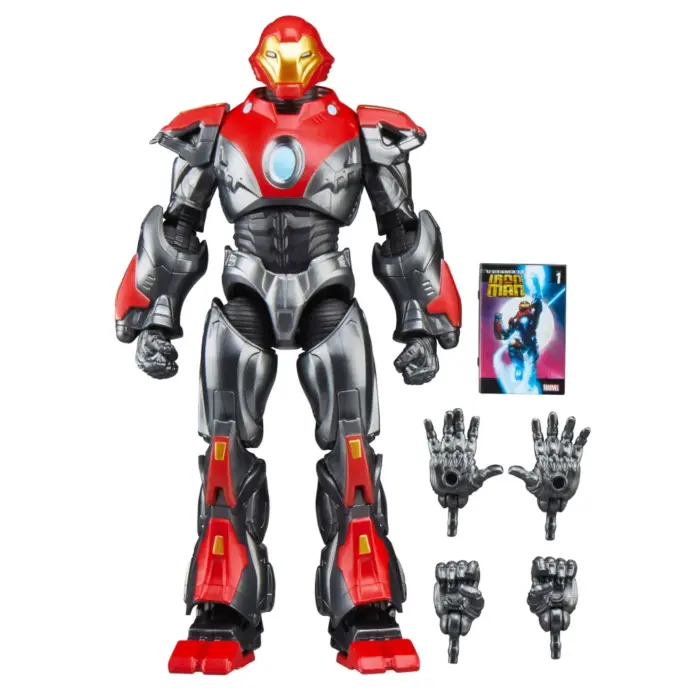 Ultimate Iron Man Marvel Legends Series Actionfigur von Hasbro aus dem Ultimate Iron ManComic #1 von 2005