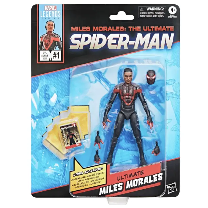 Ultimate Miles Morales Marvel Legends Series Actionfigur von Hasbro aus dem Miles Morales: The Ultimate Spider-Man Comic #1