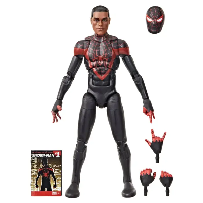 Ultimate Miles Morales Marvel Legends Series Actionfigur von Hasbro aus dem Miles Morales: The Ultimate Spider-Man Comic #1