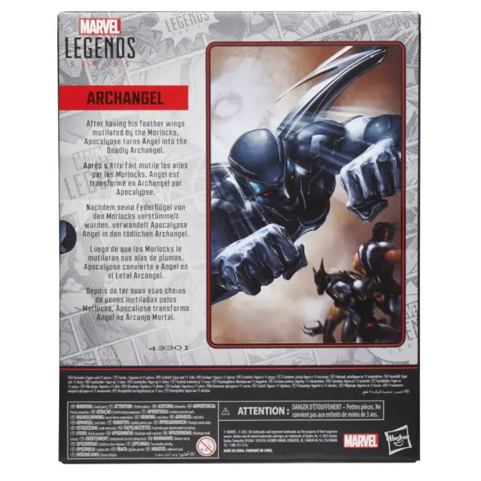 Archangel Marvel Legends Series Action-Figur von Hasbro inspiriert aus den X-Force Comics