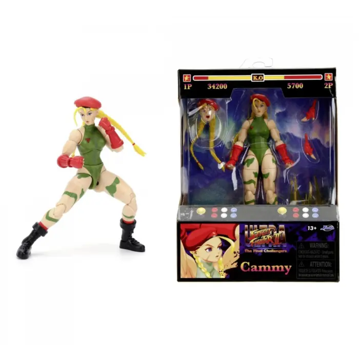 Cammy Ultra Street Fighter II The Final Challengers Figur von Jada Toys Cammy Ultra Street Fighter II The Final Challengers Figur von Jada Toys