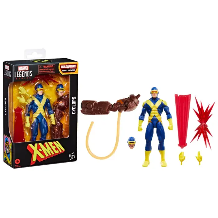 Cyclops Marvel Legends Series Actionfigur von Hasbro Build-A-Figure Nemesis inspiriert aus den Marvel X-Men Comics