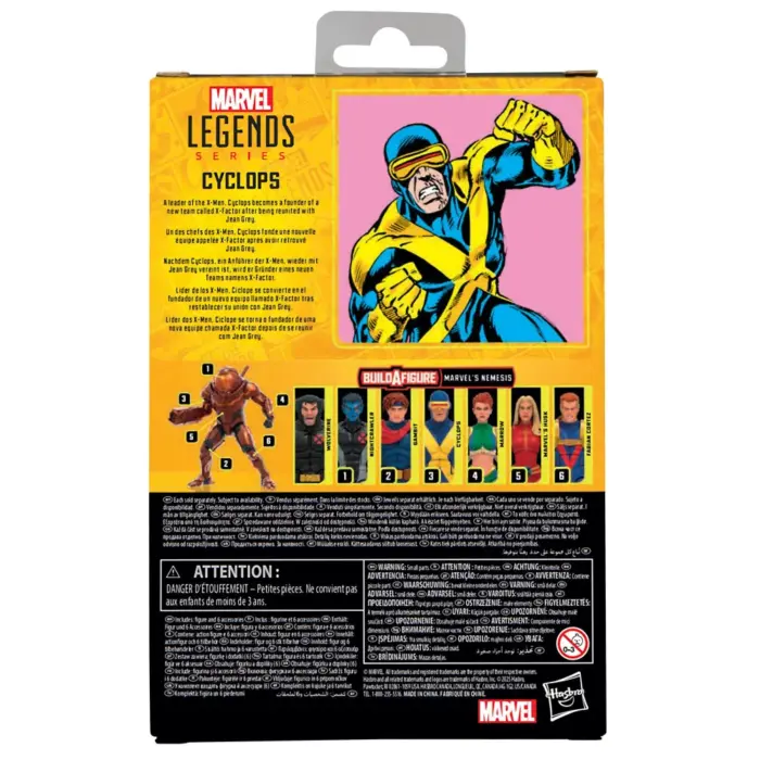 Cyclops Marvel Legends Series Actionfigur von Hasbro Build-A-Figure Nemesis inspiriert aus den Marvel X-Men Comics