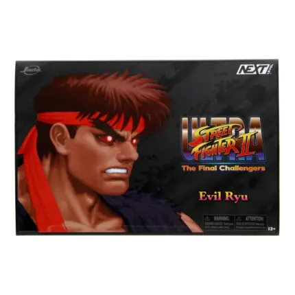 Evil Ryu Ultra Street Fighter II The Final Challengers SDCC 2023 Exclusive Figur von Jada Toys