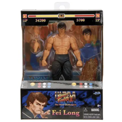 Fei Long Street Fighter II The Final Challengers Figur von Jada Toys