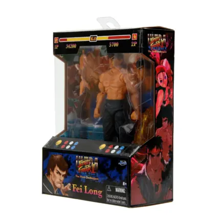 Fei Long Street Fighter II The Final Challengers Figur von Jada Toys